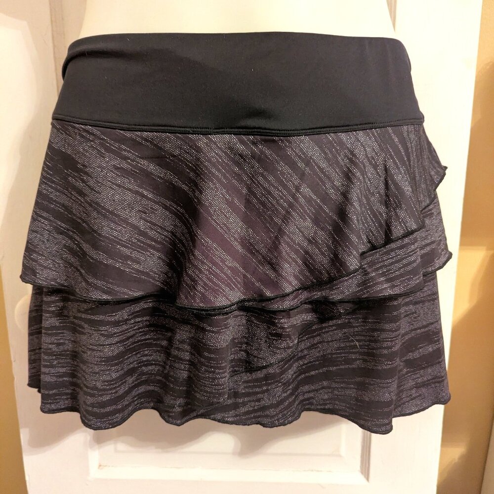 Adordable FILA Black Tiered Golf Skort - XXL/2X